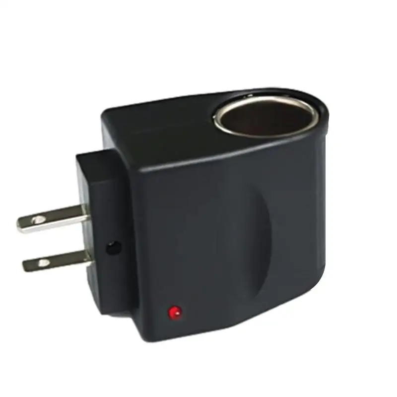 

EU US Plug Car Cigarettes Lighter Adapter Wall Power Socket Plug Adapter Converter 220V AC To 12V DC EU US Plug Accessories
