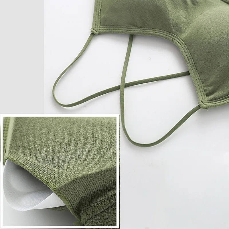 Yoga Bras Women Sexy Back Beauty Threaded Bra Breathable Push Up Bra Tops Brasiere Lingerie Bralette Camisoles Fitness Workout