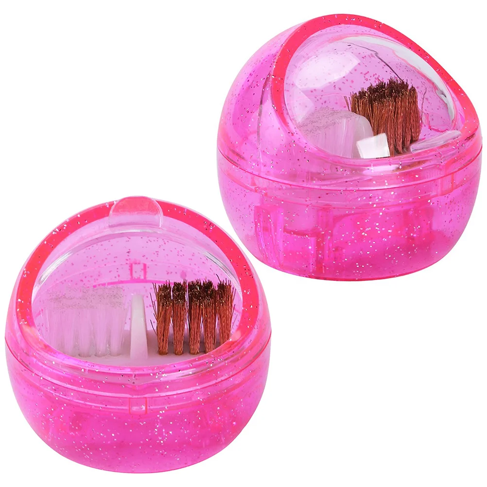 

2Pcs Nail Drill Bit Cleaning Brushes DIY Beauty Nail Cleaning Brushes Box Manicure Tool Accessory