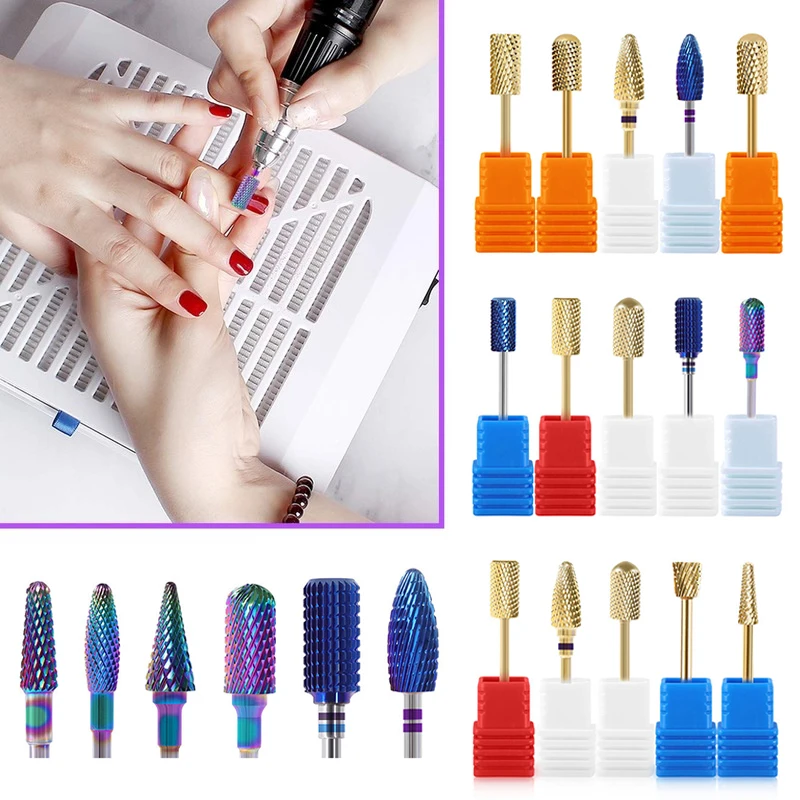 

1Pcs High Quality Electric Nail Drill Tungsten Carbide Polishing And Grinding Head For Manicure Milling Cutter Polishing Tool