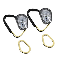 rts a pair led flush mount signals light turn signal for universal yamaha yzf r6 r1 r6s
