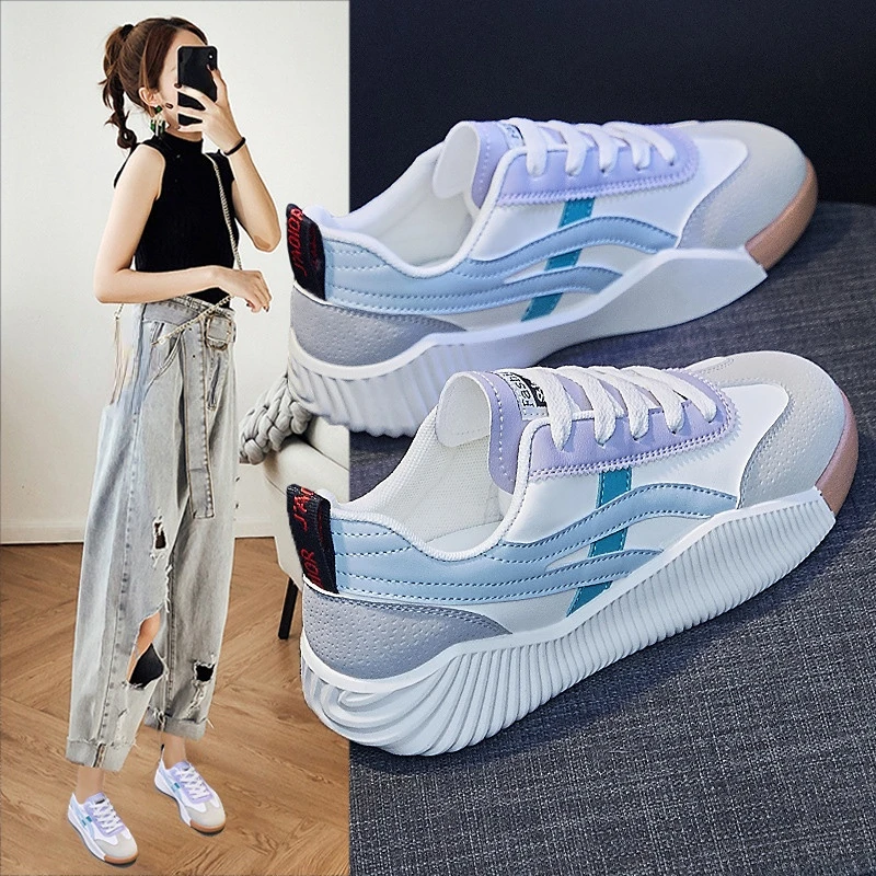 

BCEBYL 2023 New Arrival Fashion Shoes Women's Sneakers Sneakers Running Shoes for Women Sport Breathable Chaussures De Marche