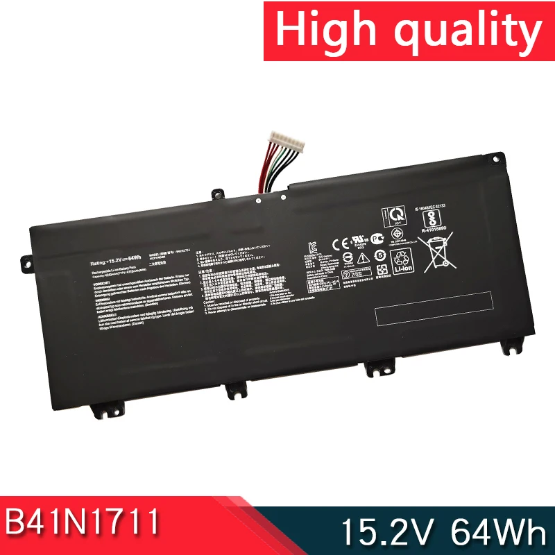 НОВЫЙ аккумулятор B41N1711 15 2 В 64 Втч для ASUS FX503VM-DM032T E4194T FX63VD Rog STRIX GL503GE GL503VD GL703GE GL703VD