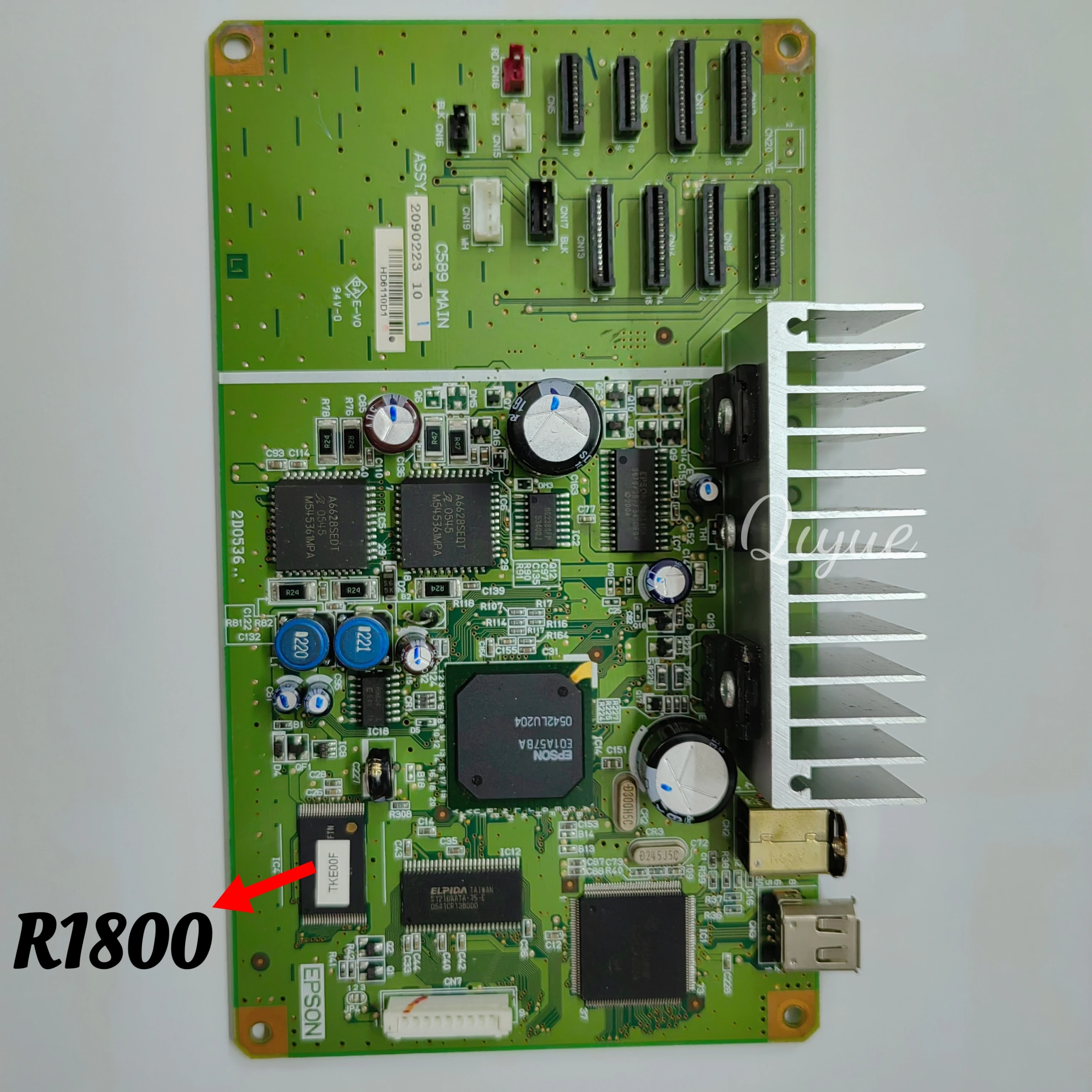 Фото Основная плата логики R1800 R2400 Материнская плата для принтера Epson R1800 R2400 Плата форматирования №3