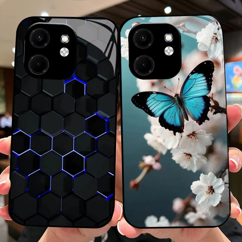 Для Infinix Smart 4 5 6 7 8 9 Pro Жесткий чехол для Note 10 Hot10 Lite ITEL P55 RS4 A70 Чехол телефона из