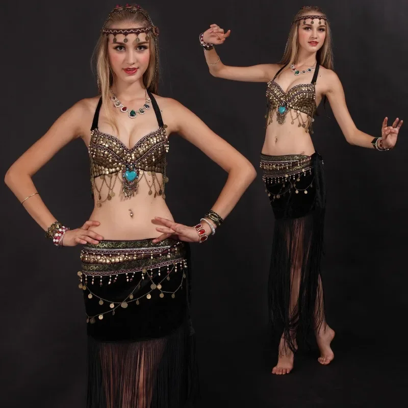 

Belly Dance Costume Tassel Ethnic Dance Dress Tibetan Tribal Princess Minority Tribal Dress Chrismas Halloween Women Outfit