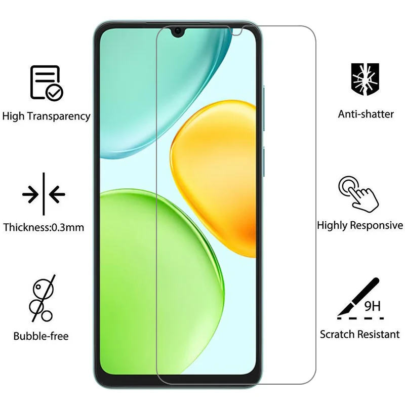 Фото Чехол для телефона Huawei Honor X6D из закаленного стекла, задняя крышка 360° для Honor X6D 5G №2