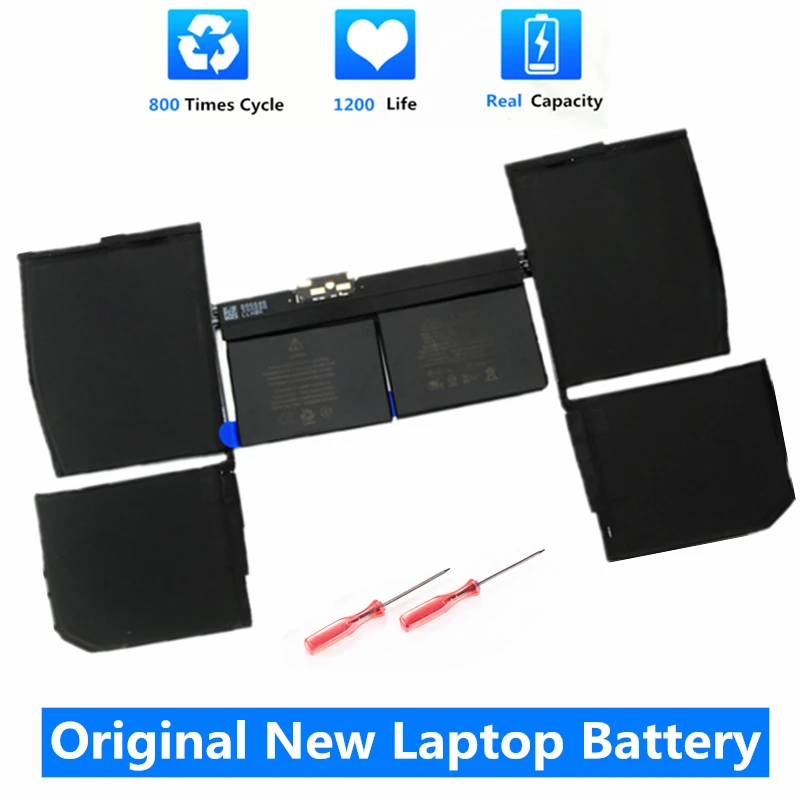Csmhy Batteria Per Laptop Originale A1527 A1705 Per Apple Macbook Pro 12 "A1534 2015 2016 2017 Anno Mf855 Mjy32 Mk4M2 Emc2746 Emc2991
