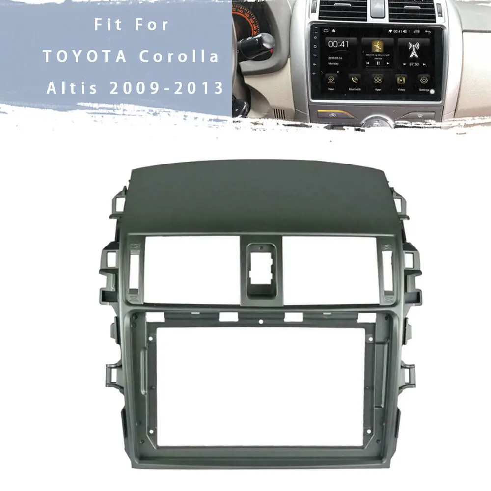 

Car Stereo Fascia Panel 2 Din 9 inch Frame For Toyota Corolla Altis 2009-2013