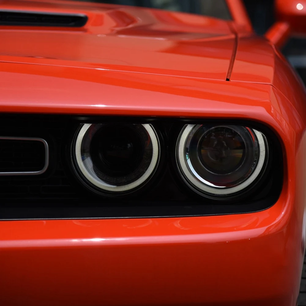 Крышка автомобильной фары для Dodge Challenger Hellcat 2008-2020 прозрачная крышка объектива