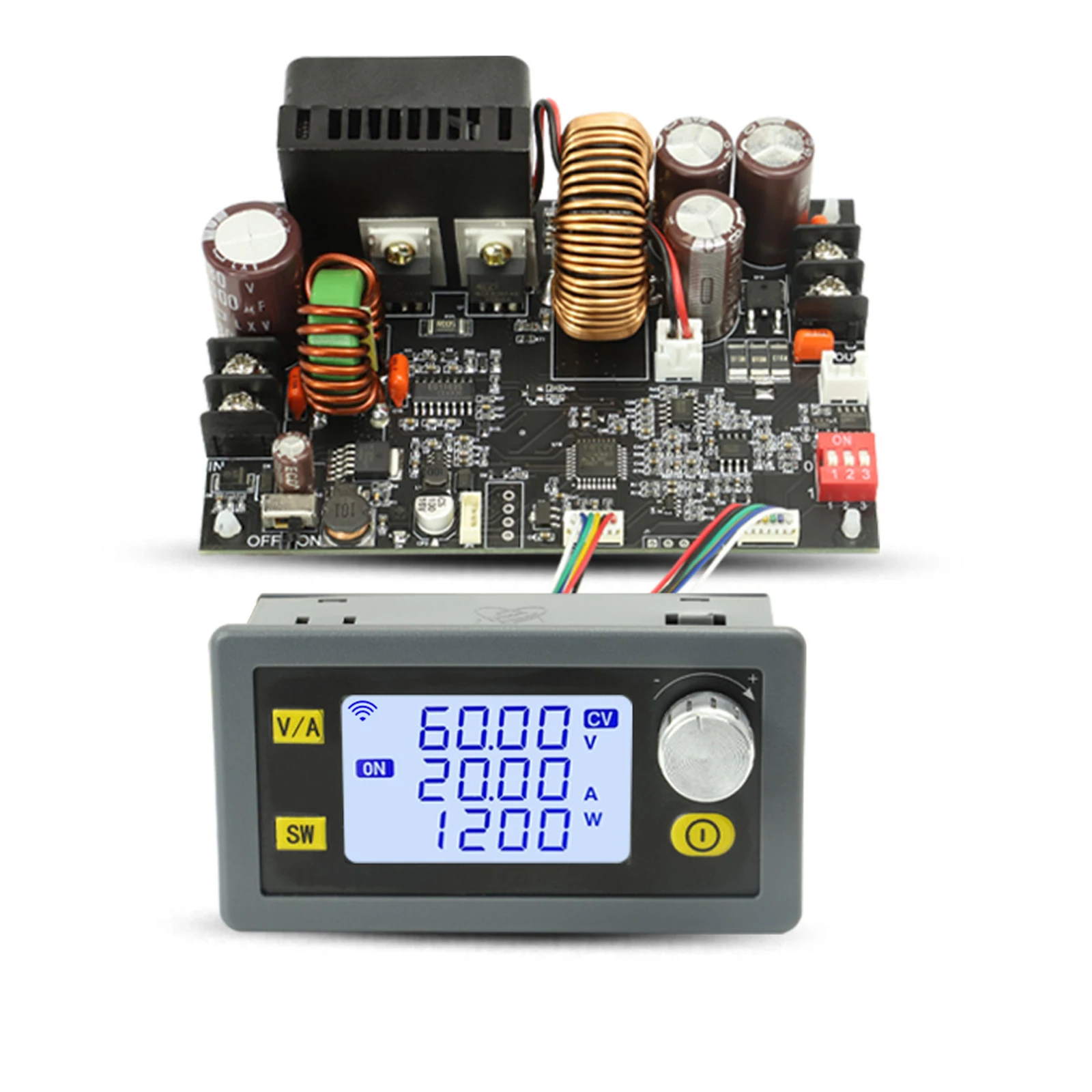 

Запчасти, источник питания XY6020L, 1 шт., регулируемый модуль с ЧПУ CV CC 0-60 в 20 А/1200 Вт, регулируемое электрическое оборудование