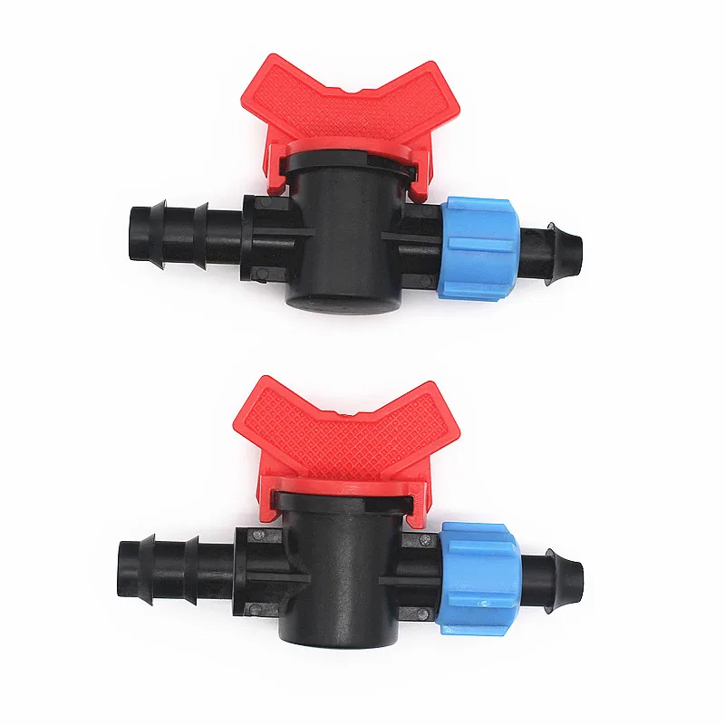 

20pcs Barb Lock Offtake Valve For Dn17(16-17mm) DripTape Fittings Poly Hose Barbed Connector Drip Irrigation Fittings