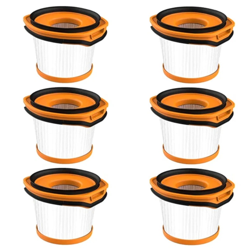 6 шт. сменные фильтры для беспроводного пылесоса Shark Wandvac System WV360 WS620 WS630 WS632 по
