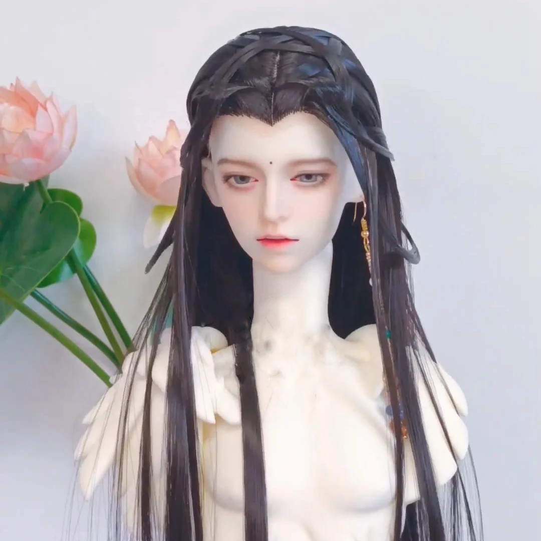 

Парик для шарнирной куклы в старинном стиле Hanfu, аксессуары для кукол, волосы в античном стиле, ретро парики самурая для шарнирной куклы/SD SD13 SSDF, дядюшка C1898, масштаб 1/3