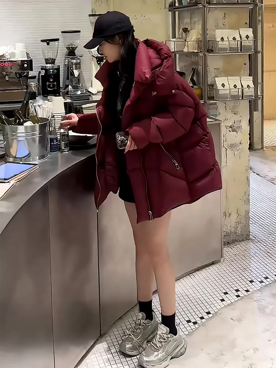 Angola Red 90 женский пуховик на белом утином пуху новинка зимы 2024 маленькое пуховое