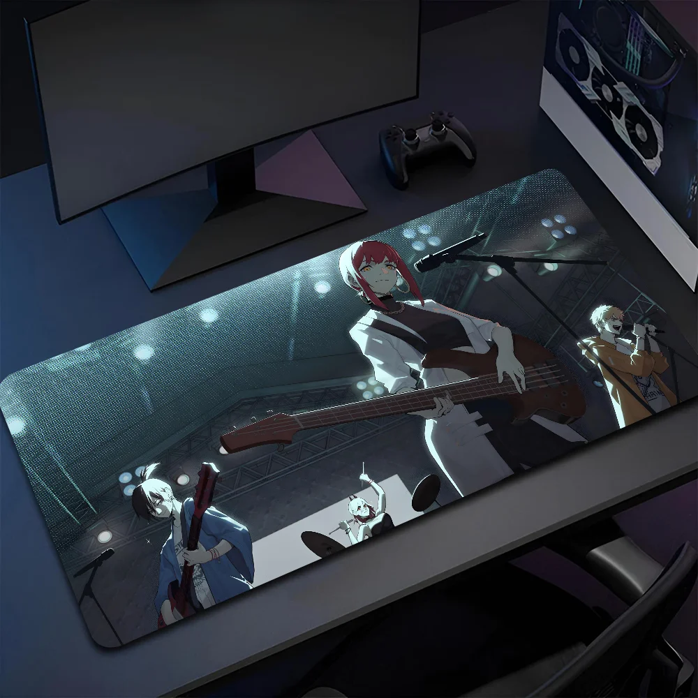 Фото 1pc Hot Anime Chainsaw Man Makima Non-slip Mouse Pad Suitable For Office Computers Laptops E-sports Game Desk Mats XXL Keyboard №1