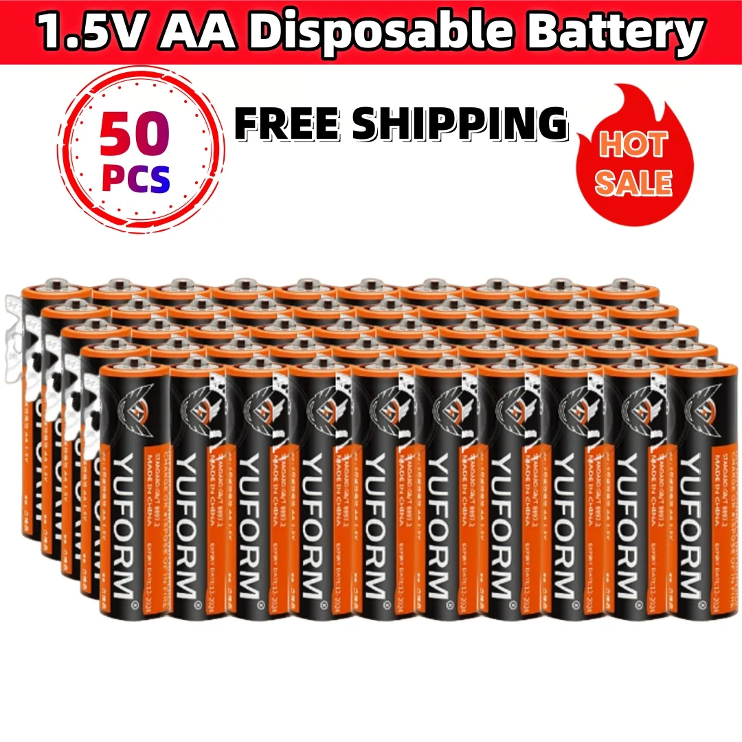 Щелочная щелочная батарея R6 для светодиодной детской игрушки Mp3 10-100 шт