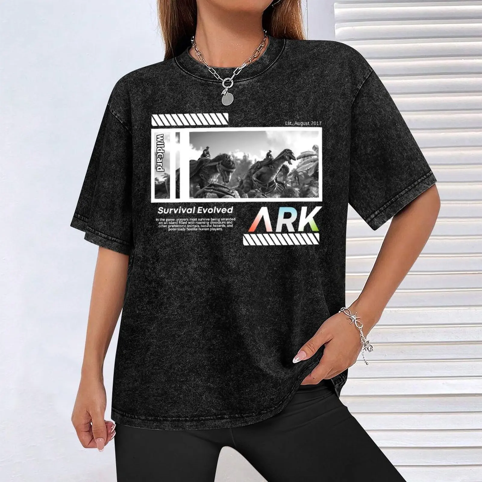 Мужские белые футболки ARK Survival Evolved