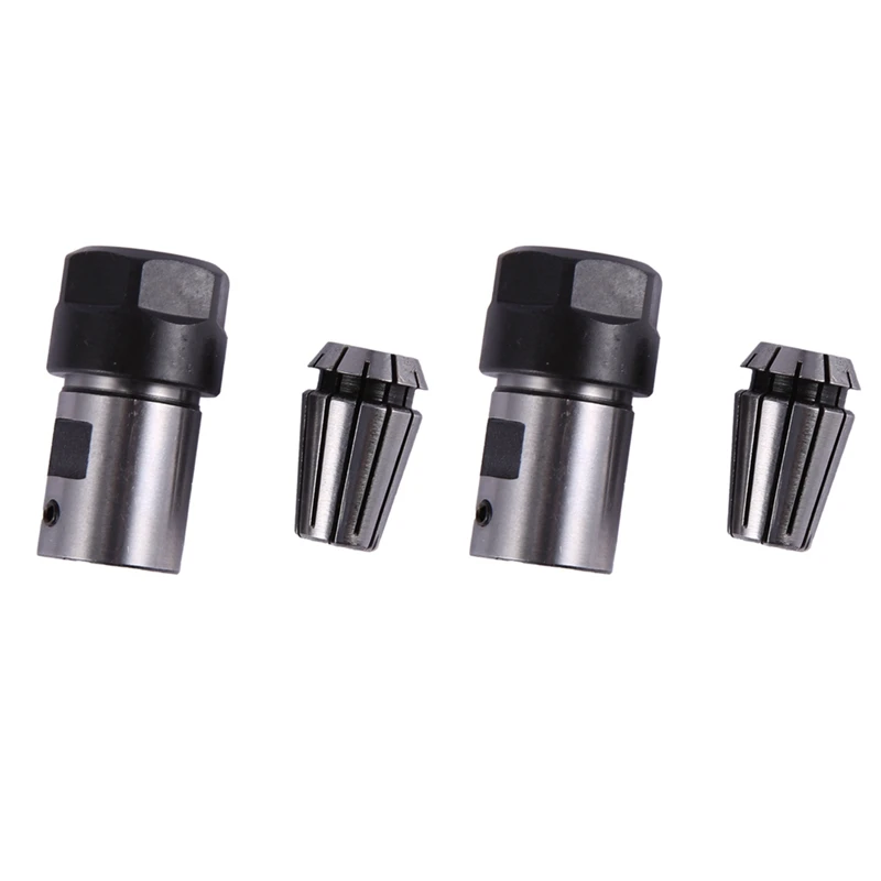 

2Pcs C20 Er16 32L 8Mm Spindle Motor Clamp Rod + 2Pcs Er16-1/8(3.175)Mm Collet CNIM Hot
