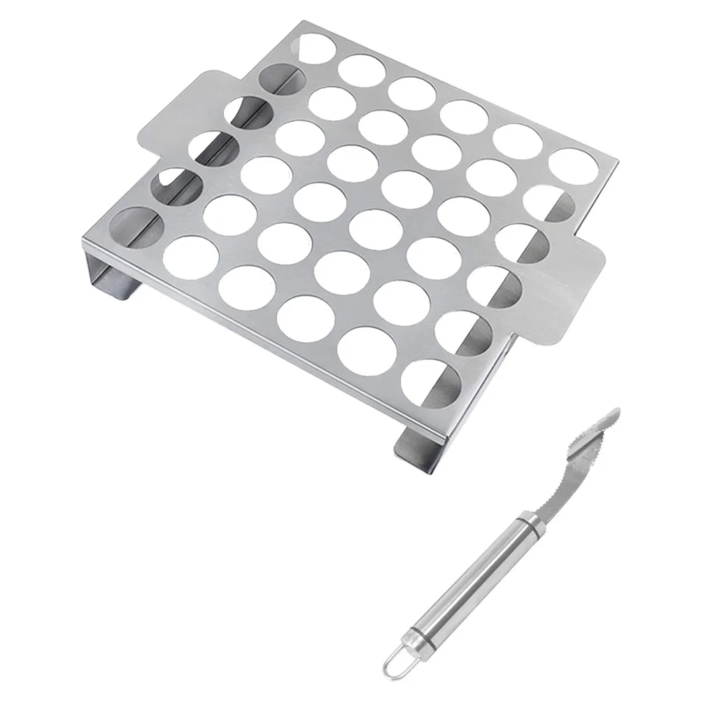 

1 set of Pepper Barbecue Tool Chili Grill Rack Jalapeno Grill Rack for Outdoor Home