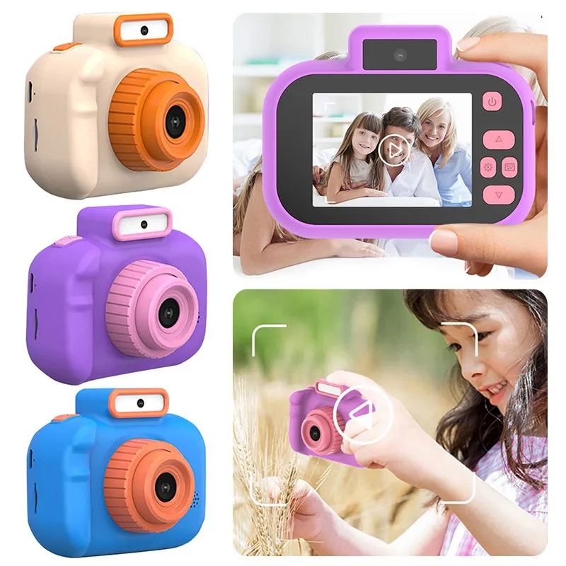 

Multifunctional Micro Camera Toy Portable Toddler Camera with Lanyard Digital Video Camera USB Charging for Children Party Gifts