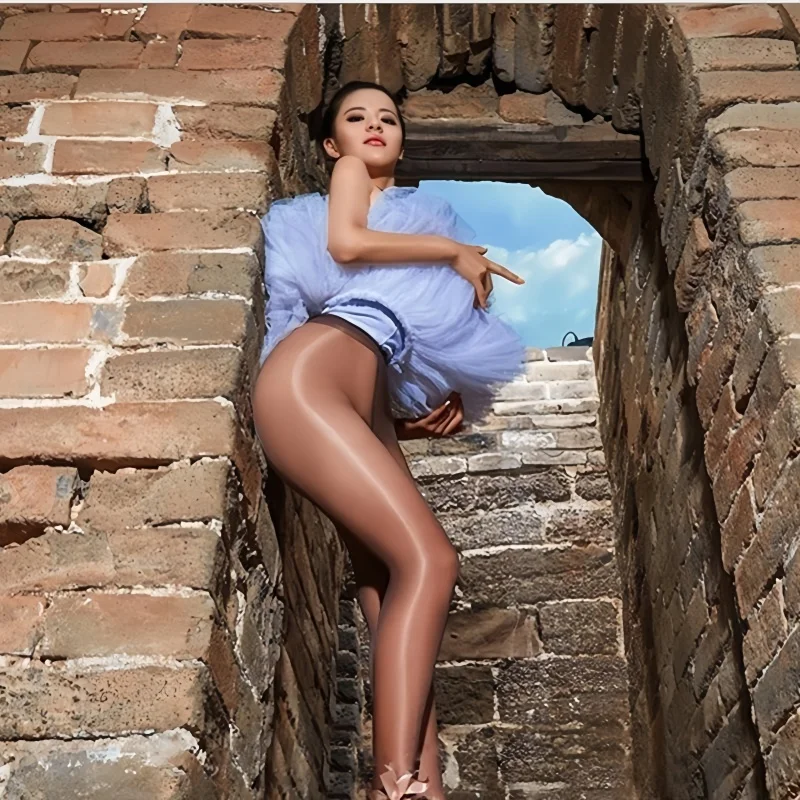 FREEAUCE 2025 новые 70D масляные глянцевые моделирующие леггинсы колготки размера плюс