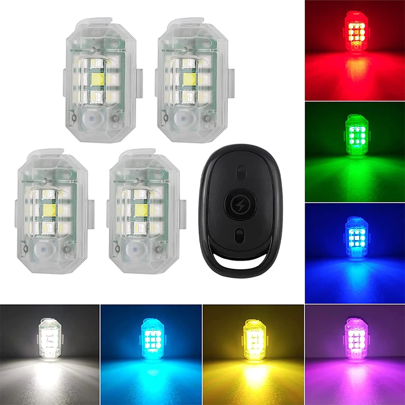 

7 Color Strobe Light for DJI Mini 3 Pro /Mavic 3/2/Mavic Air 2/2S/MINI 2/SE/FPV Anti-collision Warning LED Signal Indicator Lamp