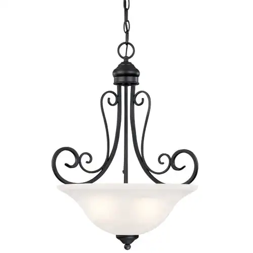 

Tuscany 3-Light Chandelier - Finish Textured Black