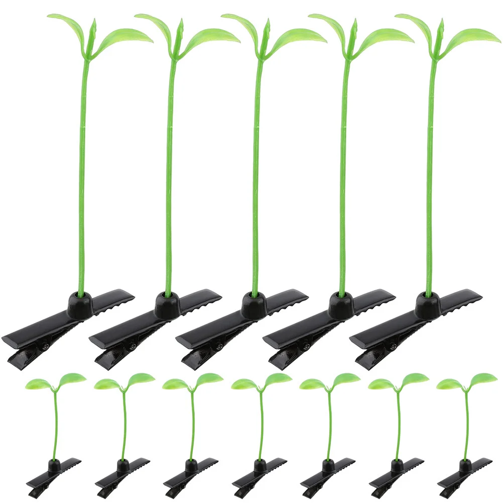 

Accessories Hairpins Girls Small Clips Adorable Barrette Sprout Headdress Kids'