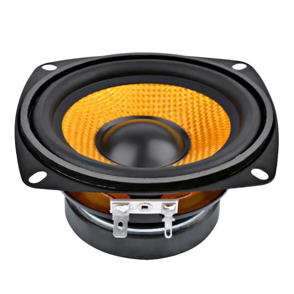 

1Pc 4Inch Audio Portable Speaker 4 Ohm 15W Bass Speaker DIY Professional Multimedia Subwoofer Speakers for Sound System