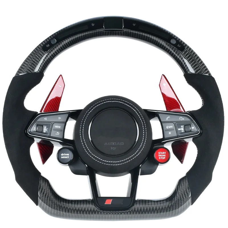 

Кожаный руль для Audi RS A3 A4L A5 A6L A7 Q2 Q3 S4 S5 S7 8V B8 C7