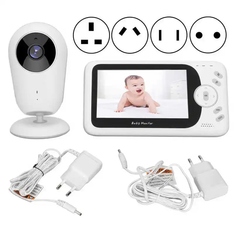

Digital Security Camera Temperature Monitoring Portable 2‑Way Audio Video Baby Monitor Night Vision for Home