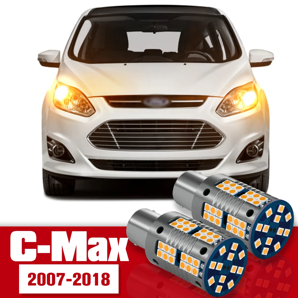 

2pcs Turn Signal Light Accessories LED Bulb Lamp For Ford C-Max C Max 2007-2018 2008 2009 2010 2011 2012 2013 2014 2015 2016