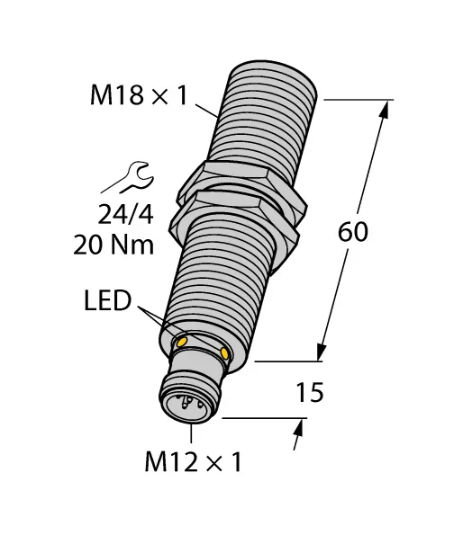 RU40U-M18E-2UP8X2-H1151 Ультразвуковой датчик расстояния перемещения PPS Датчик приближения