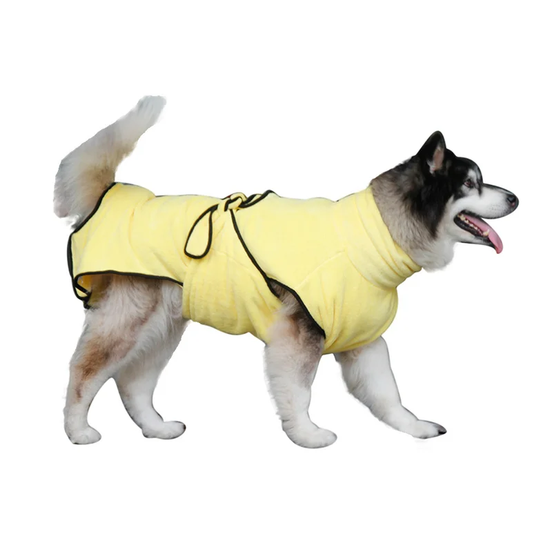 

Dog Bathrobe Pet Bath Towel Husky Golden Retriever Big Large Dog Clothing Pug French Bulldog Poodle Corgi Schnauzer Pet Clothes