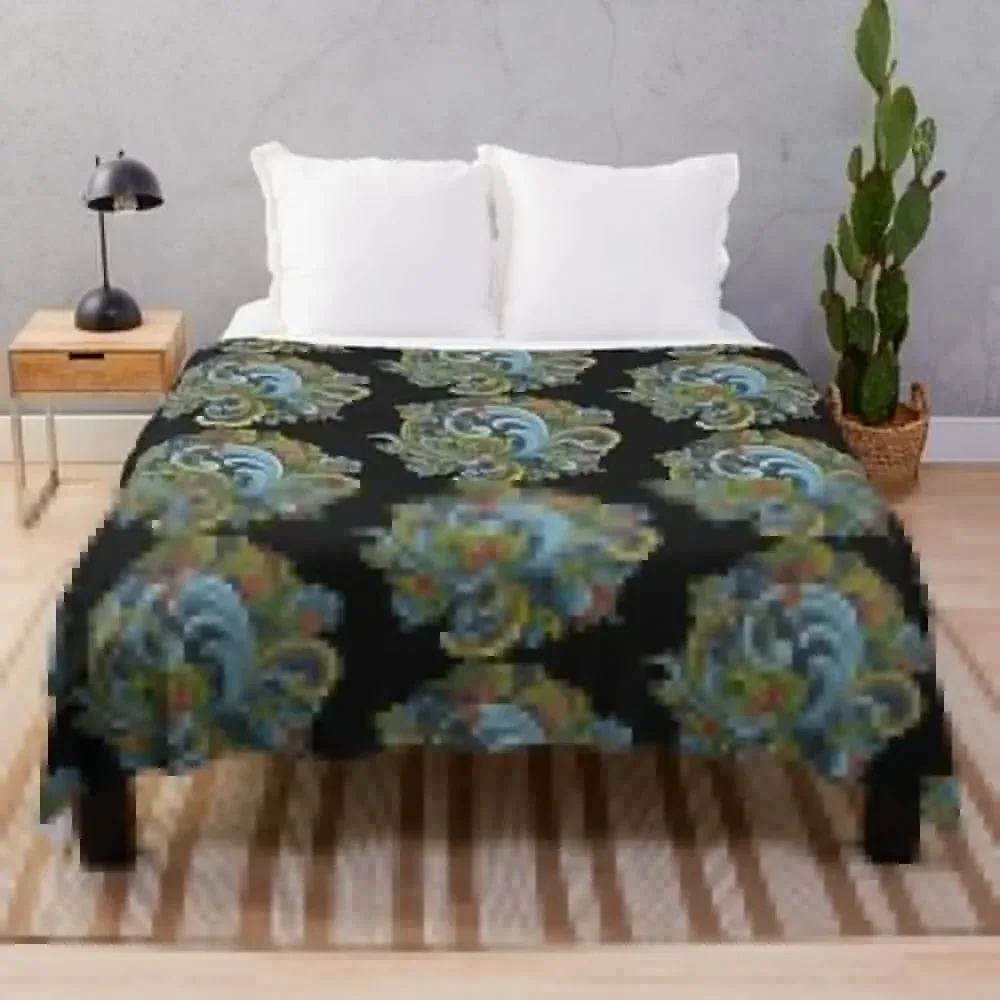 Традиционное норвежское одеяло Telemark Rosemaling модное для косплея аниме свободные