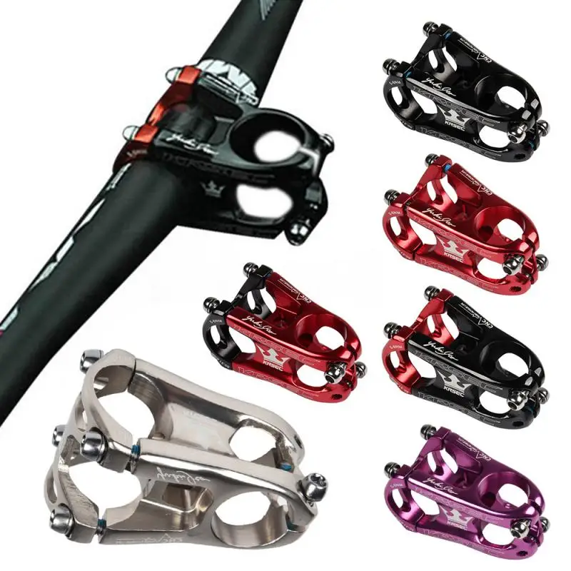 

KRSEC MTB Power CNC Aluminum Short Stem 50mm MTB XC AM Bicycle Handlebar Table Road Racing Bike Handlebar Mount Bicycle Parts