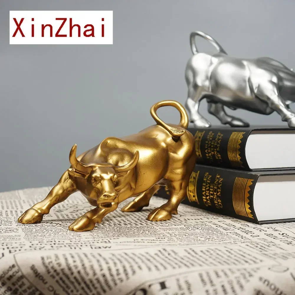 Полимерная настенная Статуэтка быка Vilead OX статуэтка животного офисный стол