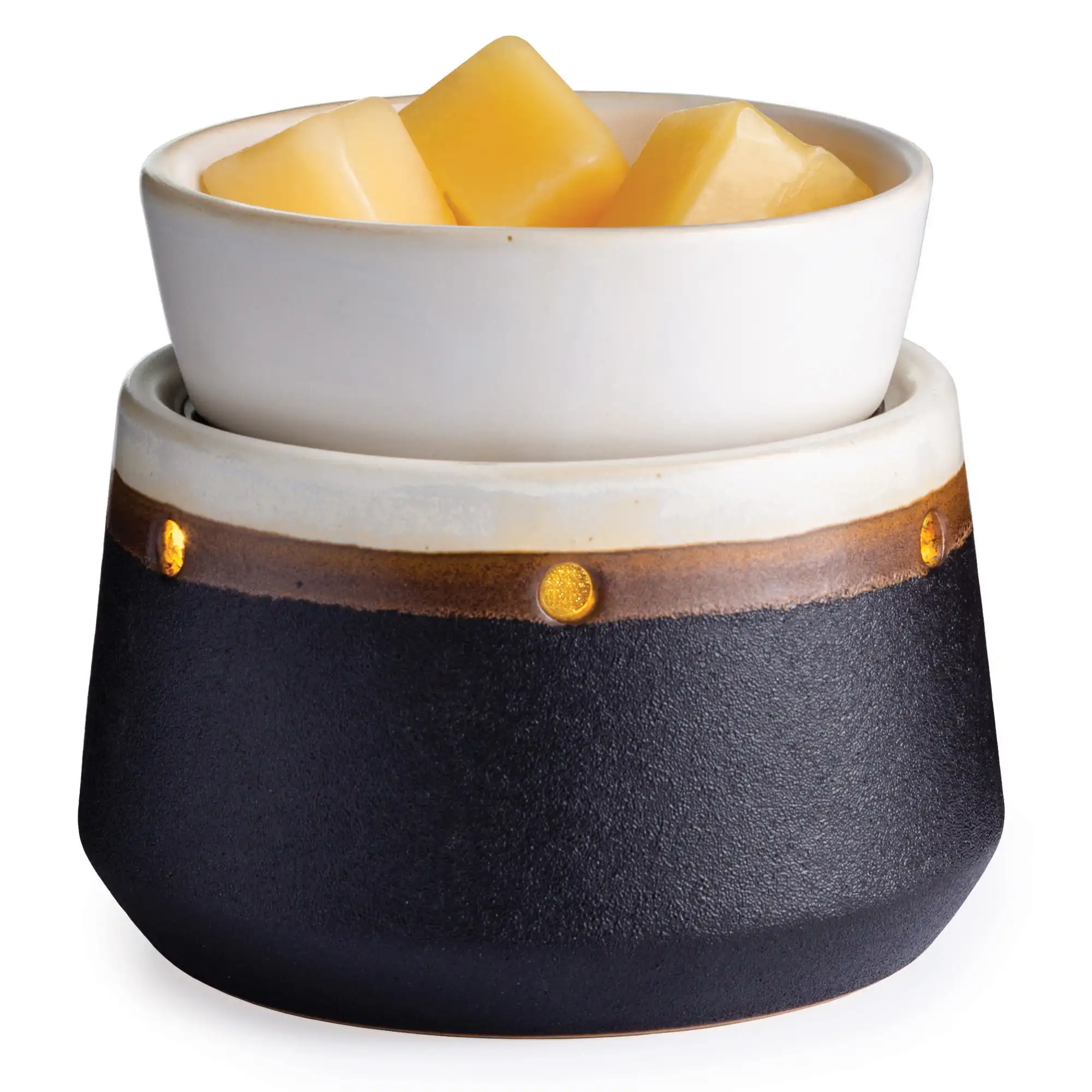 

2-in-1 Deluxe Candle and Wax Fragrance Warmer, Ironstone