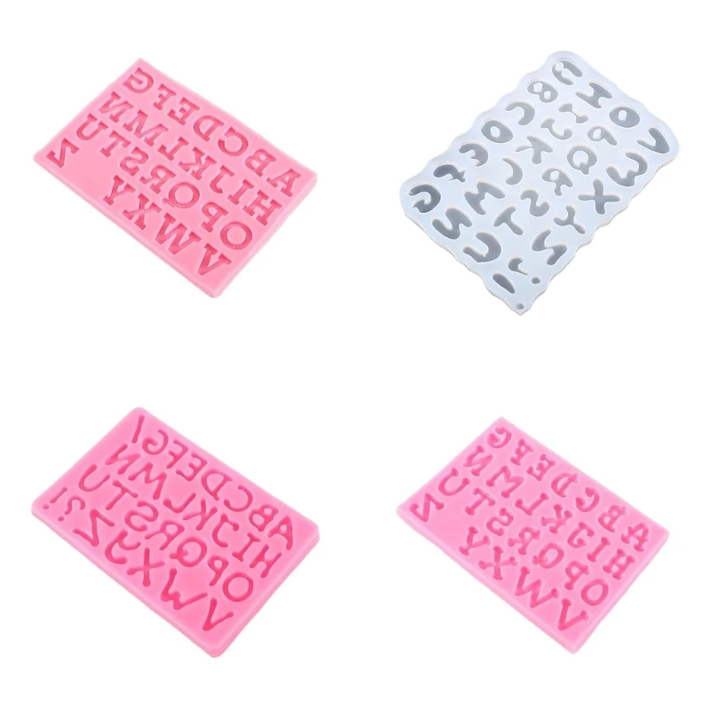 

Alphabet Letter Shaped Mold Fondant Cake Mold DIY Kitchen Baking Tool for Making Chocolate, Candy, , Handmade Soap K3ND