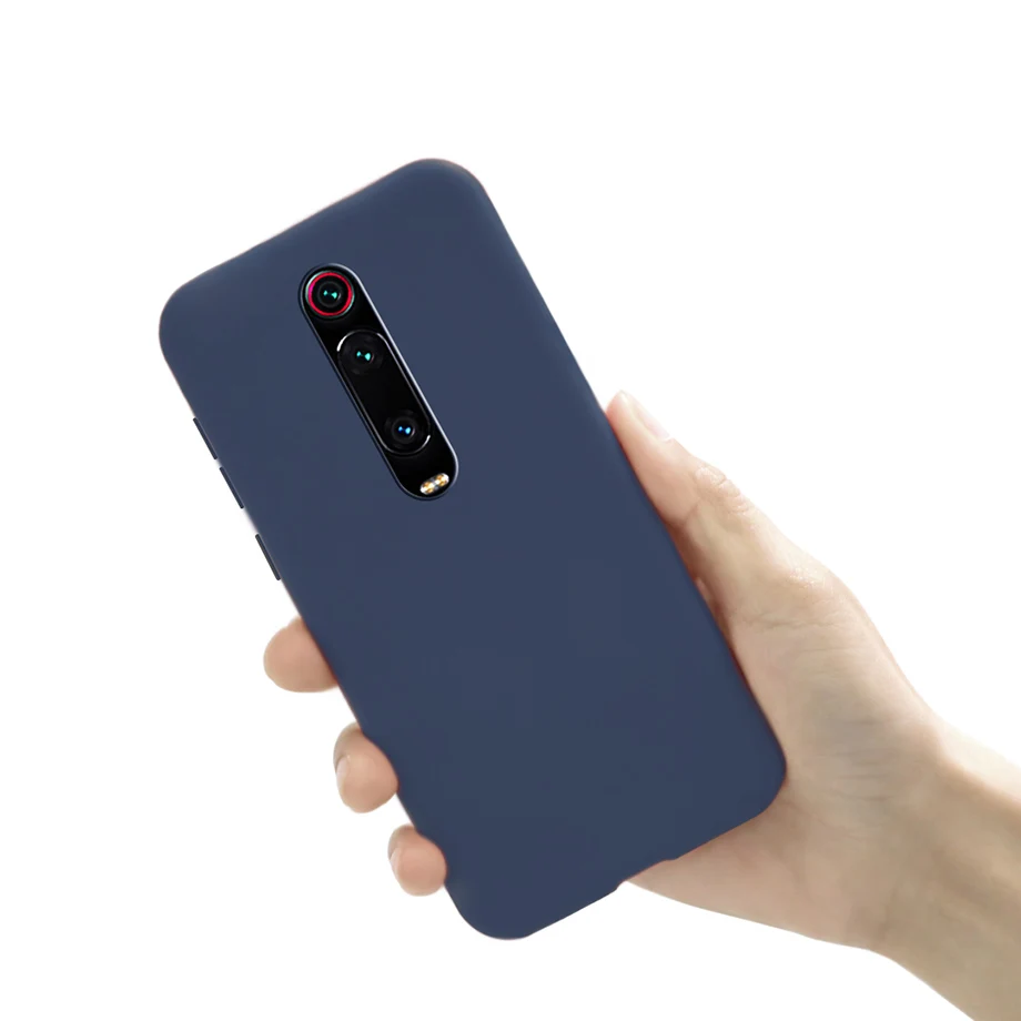 Фото Роскошный жидкий силиконовый чехол для Xiaomi Mi 9T Pro, матовый чехол для Xiaomi 9T 9 T Mi9T Pro, мягкий чехол-накладка №5