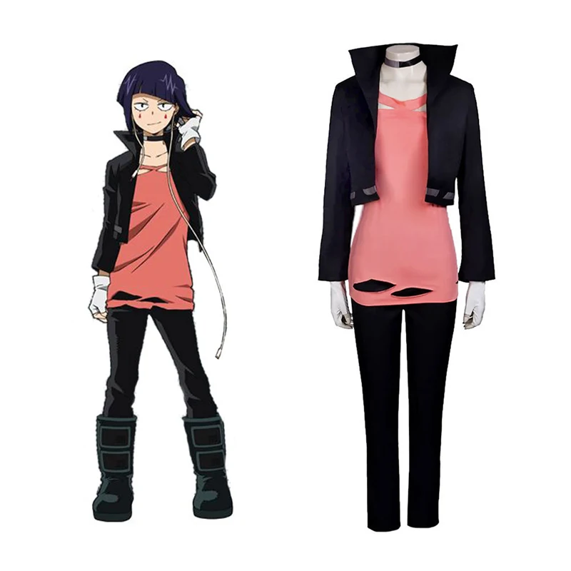 

Костюм для косплея аниме «Моя геройская Академия», Jiro Kyoka, униформа для Хэллоуина, карнавала, конфетного цвета для мужчин, женщин и девушек