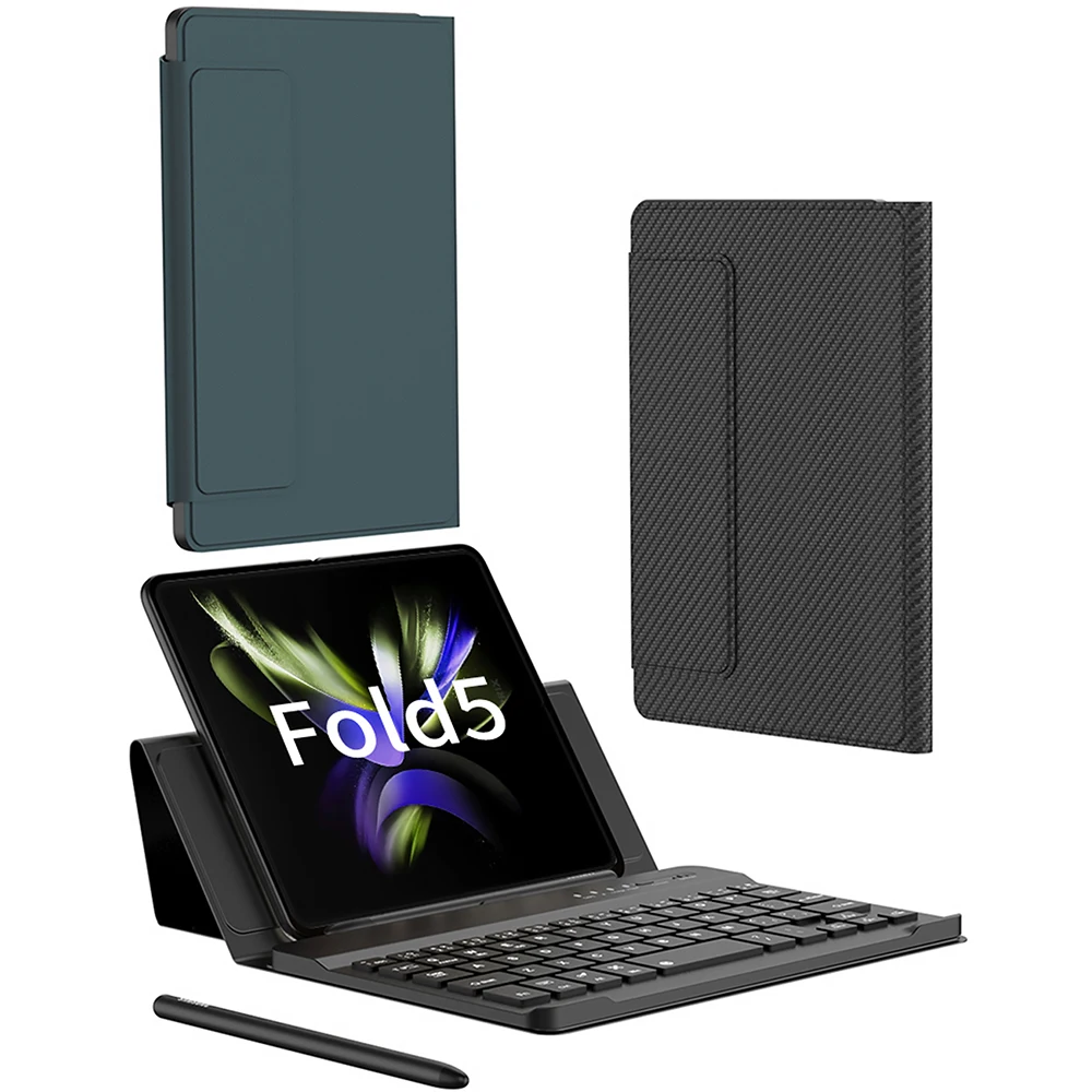 

Кожаный чехол-книжка с магнитной клавиатурой для Samsung Galaxy Z Fold5 ZFold4 3