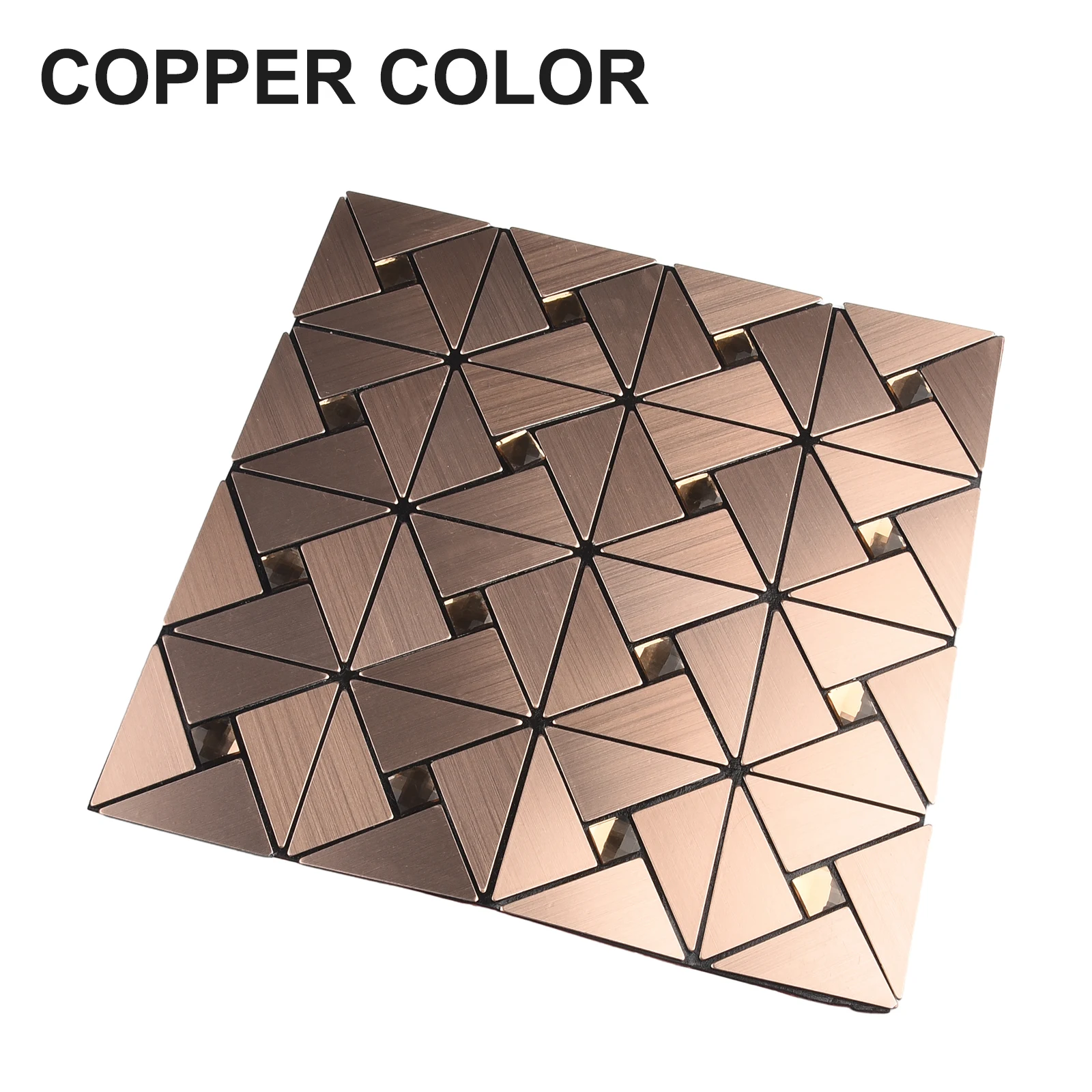 Элегантная мозаичная алюминиевая настенная плитка практичное украшение для