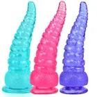 Огромная Анальная игрушка, реалистичный фаллоимитатор с щупальцами осьминога, мягкий здоровый монстр из ПВХ, секс-игрушка для женщин, лесбиянок с присоской, товар для взрослых
