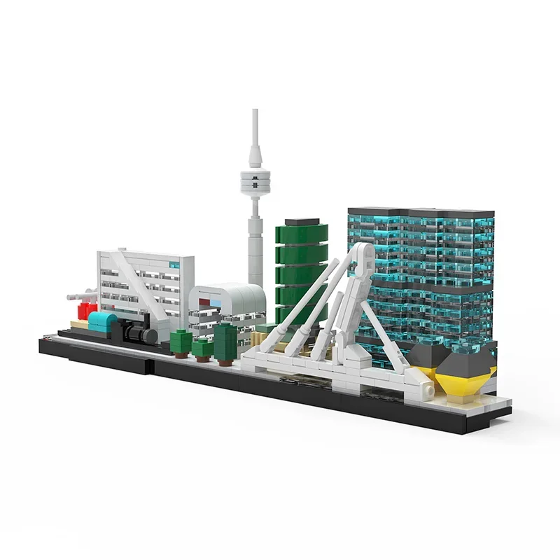Bricklink City Skyline Святой Санкт-Петербург Рим Вашингтон Роттердам Кайви Архитектура Вид на улицу Дом Строительные блоки Игрушки Подарок (art.: 3920cdc9ea25c) - 3920cdc9ea25c