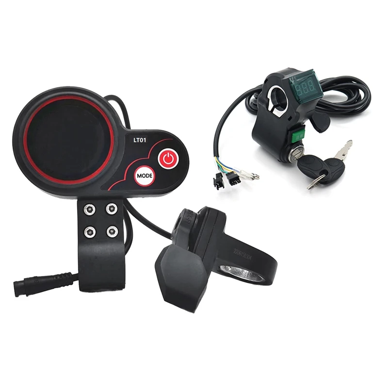 LT01 дисплей дроссельная заслонка + ключ зажигания с круизом для Kaabo Mantis 8/10/Wolf