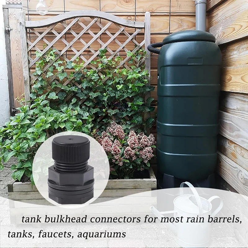 Комплект из 10 штук штуцер для садового шланга с заглушкой двойной 1/2 дюйма