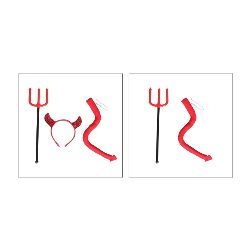 

Комплект костюмов для косплея, Шпилька-чокер с дьяволом, Детские принадлежности