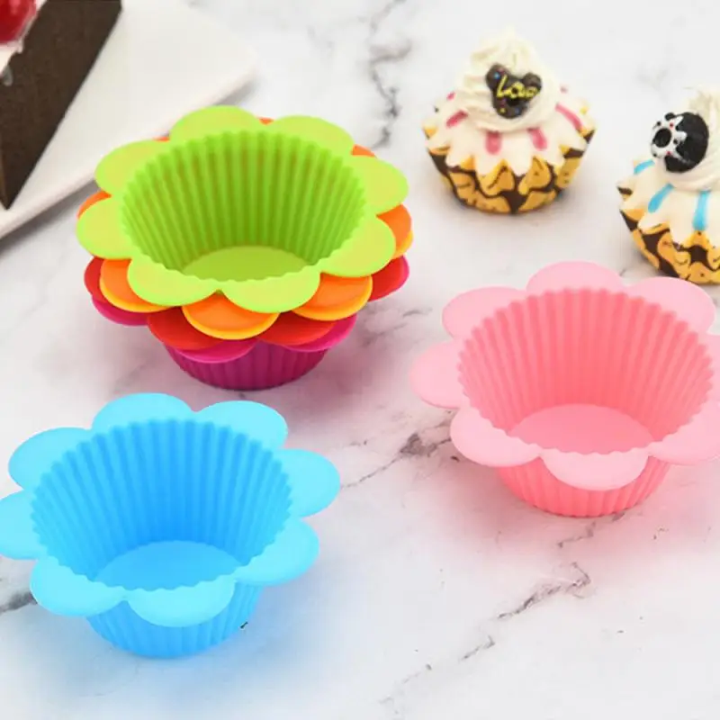 

Sunflower Silicone muffin Cup Home Jelly Pudding Ice Mould Rice Cake Cup Baking Mould